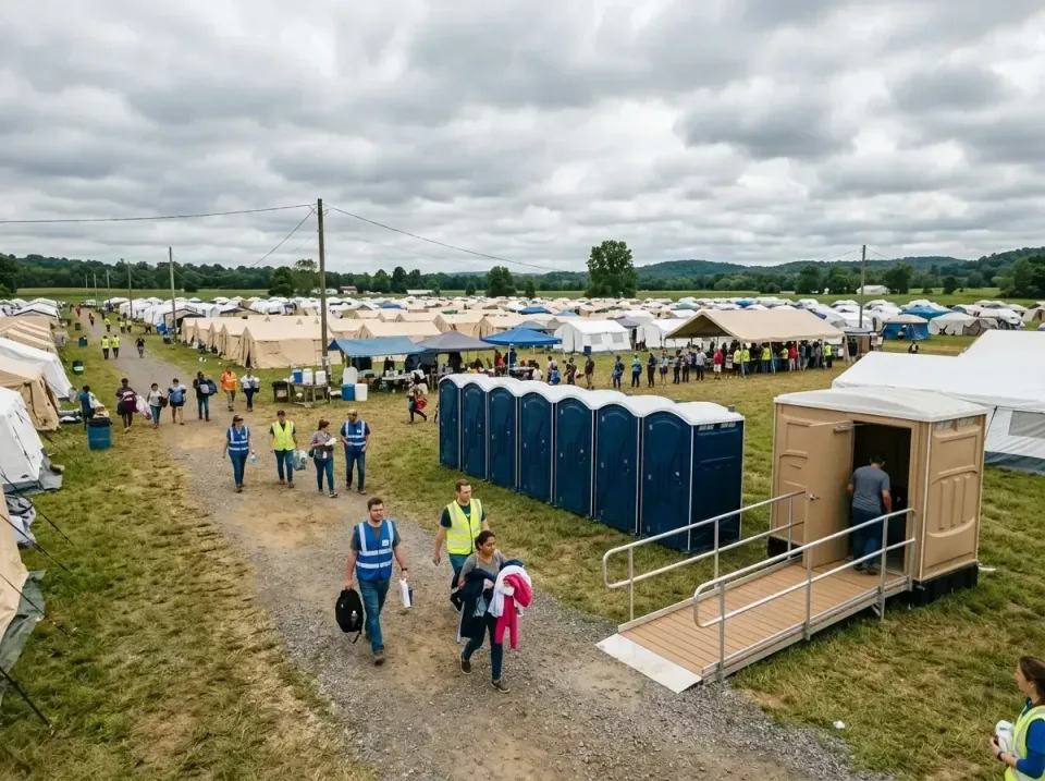 disaster-relief-camp-restrooms-010 — frequently asked questions, Dumpster & Portable Bathrooms Rental in Contra Costa Centre…